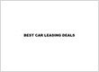 Best Car Leasing Deals
