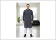modest islamic mens grey pathani kurta