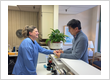 Warn and friendly front desk staff at CareSmiles Dental