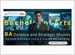 ba defence and strategic studies