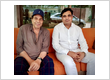 Pt Pawan Kaushik with bollywood actor Dharmendra
