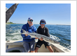 Barracuda catch during a private fishing charter with Don’t Tell Mom Sportfishing in Fort Lauderdale