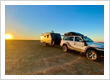 Sunset caravan