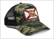 Florida Flag Camo Snapback Hat