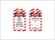 do not operate the valve lockout tags
