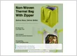Custom thermal food delivery bags