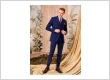 Marzoni custom suits Hong Kong kahn tailor Blue Plaid