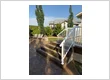 05 composite deck wide stairs railing