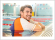 Adult swimming lesson