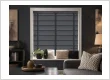 hb grey venetian blind moody living room 16