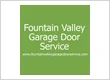 Fountain Valley Garage Door Service