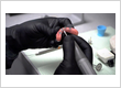 Orlando dentist Dr. Gustavo De Oliveira working on All-on-4 dental implants at Lake Lucerne Cosmetic and Implant Dentistry