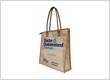 Custom jute cooler bag