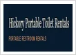 Hickory Portable Toilet Rentals