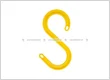 s type safety hooks yellow color