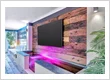 feature wall tv lounge design—domestic drafting service