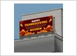 Fall and Thanksgiving Outdoor Banner: Custom Posters and A Frame Signs for Kelowna Retailers
