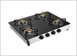 GLASS GAS STOVE FOUR BURNER