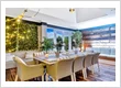 modern indoor dining space design—domestic drafting service