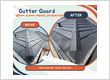 Gutter Guard Befor and After