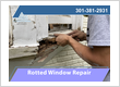 rotted window repair