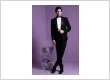 black stone embroidered tuxedo suit with shawl lapel collar and trouser st1616