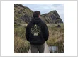 silent salty kraken back print hoodie lifestyle