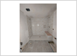 In progress work for steam shower with subwya tile and Schluter base and niche
