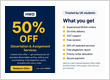 Limited time: use code HWD50 for half-price support on dissertation writing, editing and proofreading. Free plagiarism report with every submission.
