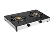GLASS GAS STOVE DOUBLE BURNER