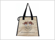Custom branded jute cooler bag
