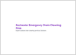 Rochester Emergency Drain Cleaning Pros