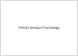 Felicity Gendun Psychology