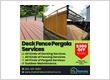Deck and fencing 