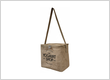 Custom printed mini jute cooler bag