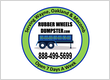 Rubber Wheels Dumpster
